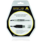 Behringer GUITAR2USB гитарный USB-аудиоинтерфейс (кабель), 44.1кГц и 48 кГц, длина 5 м.