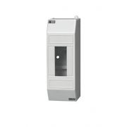 Бокс ЩРН-П-2 IP30 пластиковый белый прозразная дверь КМПн 2/2