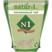 N1 Naturel Древесный комкующийся наполнитель «Жасминовый чай» 4,5л