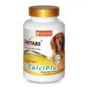 UNITABS CalciPlus Q10 Витаминная добавка с кальцием для собак 100таб