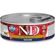 N&D QUINOA Digestion Консервы для кошек с чувствительным пищеварением, ж/б 80гр