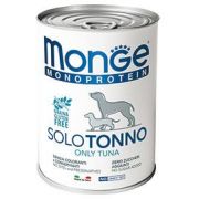 MONGE Monoprotein Консервы для собак паштет из тунца, ж/б 400гр
