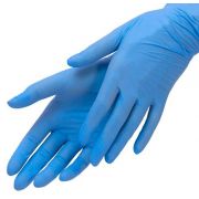 Перчатки VINIL/NITRILE  синие М (50 пар)