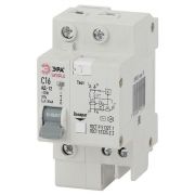Выключатель автоматический дифференциального тока 2п (1P+N) C 16А 30мА тип AC SIMPLE-mod-29 Эра Б0039287
