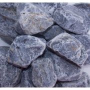 Камни для печей Ежевичный кварцит обвалованный средний 20 кг
