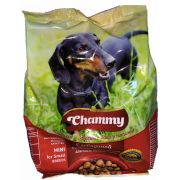 Корм полнорационный сухой для собак мелких пород «Chammy» с говядиной  600 гр в п/п