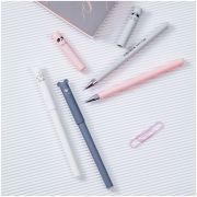Ручка гелевая стираемая MESHU «Cutes» синяя, 0,5мм, софт-тач, корпус ассорти