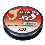 Шнур DAIWA «J-BRAID GRAND X8» 0.10MM-150M плетеный MULTICOLOR (12795-010)