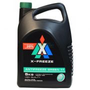 Антифриз красный X-FREEZE classic Green 5 кг