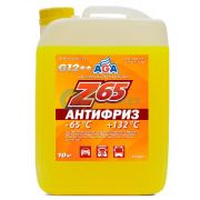 Антифриз желтый AGA (-65°С) 10 литров