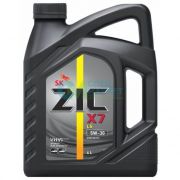 Масло моторное ZIC X7 5W30 4 литра синтетика
