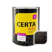 Эмаль «Церта-Пласт» черная с молотковым эффектом (0,8 кг)