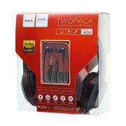 Гарнитура HOCO W24  TWO PACK (RED)