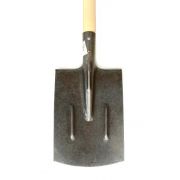 Лопата штыковая прямоугольная с черенком рельсовая сталь