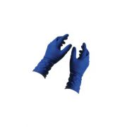 Перчатки синие латексные
