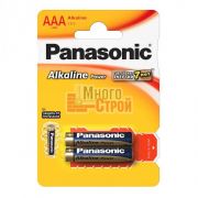Батарейка Тип «ААА» Panasonic Alkaline LR 03 2шт/бл