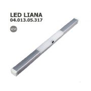 Светильник LED меб. накл. LIANA,  линейный. с ИК датч. движ, 0,8Вт, 3000K, 50Лм, 4хААА АС