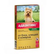 Адвантикс капли для собак до 4 кг