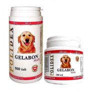 Витамины Полидекс Гелабон Плюс для собак для укрепления суставов 150 таблеток