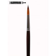 Кисть синтетика №12 круглая Pennello DELUXE длинная ручка