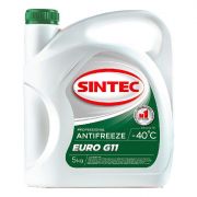 Антифриз SINTEC EURO G11 (-40), зелёный, 5кг
