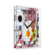 2525-1007 (10) Часы настенные «Завтрак для любимых» 25х25х4,5см