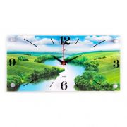 1939-011 (10) Часы настенные «Летний пейзаж» 19х39см