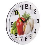 2434-125 (10) Часы настенные «Овощи» 24х34см