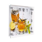 2535-037 (10) Часы настенные «Медовый чай» 25х35х5см