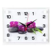 2026-908 (10) Часы настенные «Спа и орхидеи» 20х26х4,5см
