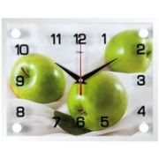 2026-990 (10) Часы настенные «Яблоки» 20х26х4,5см