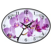 2434-1069 (10) Часы настенные «Орхидея» 24х34см