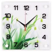 2525-231 (10) Часы настенные «Подснежники»
