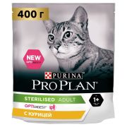 Pro Plan для стерилизованных кошек и кастрированных котов с чувствительным пищеварением с курицей