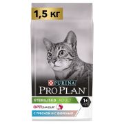 Pro Plan для стерилизованных и кастрированных котов, с треской и форелью