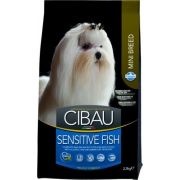 Cibau для взрослых собак мелких пород с чувствительным пищеварением, рыба