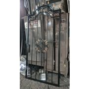 Ворота кованые «Мечта дачника» металлические арочные