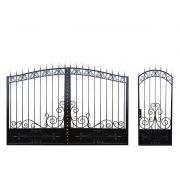 Ворота кованые «Мальта» металлические арочные