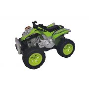 Квадроцикл die-cast, инерционный механизм, свет, звук, зеленый, 1:24 Funky toys FT61064