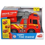 Пожарнаая машина Happy моторизированная 25 см свет звук Dickie Toys 3814016