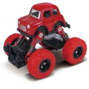 Машинка die-cast, инерционный механизм, рессоры, красная,  1:46  Funky toys FT61073