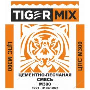 Цементно-песочная смесь М300 Tiger Mix 25кг ГОСТ 31357-2007