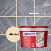 Затирка цементная эластичная Plitonit Colorit Premium кремовая 2 кг