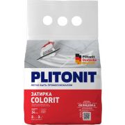 Затирка Плитонит Colorit цементная темно-серая 2кг