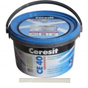 Затирка Ceresit CE 40 Aquastatic №04 серебристо-серая 2 кг