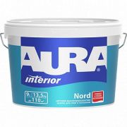 Краска интерьерная AURA NORD матовая белая 4,5 л
