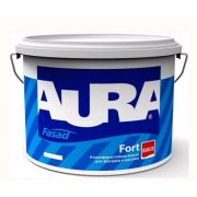 Краска для фасадов AURA FASADE FORT акриловая матовая износостойкая 9л