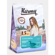 Karmy Гипоаллергенный Утка 1,5 кг (Карми сухой корм д/кошек склонных к пищевой аллергии)