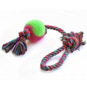 Игрушка «TRIOL» д/собак «Верёвка с петлей 2 узла и мяч» d65/430мм 12111030