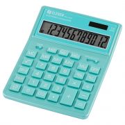 Калькулятор 12 разрядов Eleven SDC-444X-GN, двойное питание, 155*204*33мм, бирюзовый